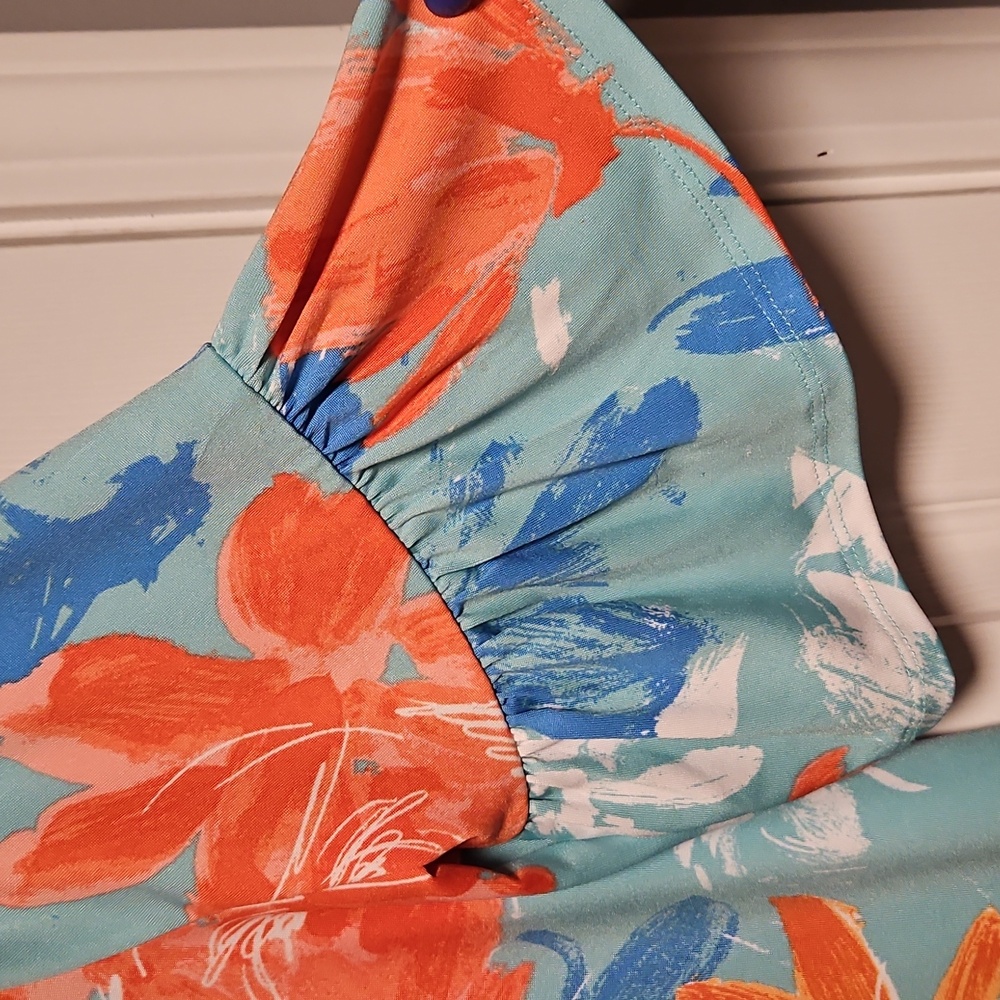 Ruby Rd. Abstract Floral Print Dress - Picture 5 of 6